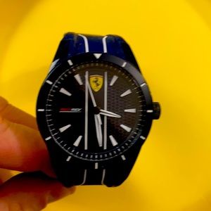 🐎Ferrari🐎 Blue and White Watch 🔥